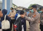 Kapolres Lubuk Linggau Bagikan 1.276 Masker ke Pelajar SMPN 2, Wujud Kepedulian Polri Jaga Generasi Muda