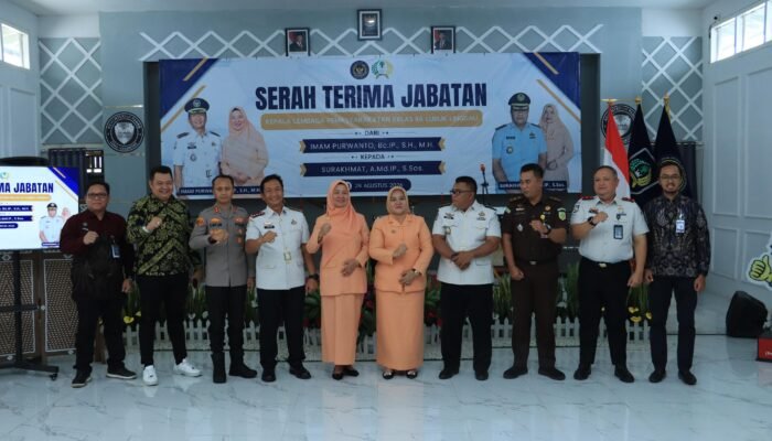 KAPOLRES LUBUK LINGGAU HADIRI SERTIJAB KALAPAS, TEGASKAN SINERGI ANTAR-LEMBAGA PERKUAT KEAMANAN DAN PEMBINAAN