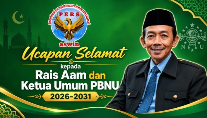 Ketua Dewan Pembina Pusat ASWIN, Aceng Syamsul Hadie mengucapkan: SELAMAT DAN SUKSES kepada KH. Miftachul Akhyar yang terpilih sebagai Rais Aam PBNU dan KH. Abdul Hakim Mahfud yang terpilih sebagai Ketua Umum PBNU masa khidmat 2026–2031