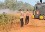 SIGAP! POLRES MUSI RAWAS PADAMKAN KEBAKARAN 1 HEKTARE LAHAN DI MUARA BELITI, DIDUGA DIPICU PUNTUNG ROKOK