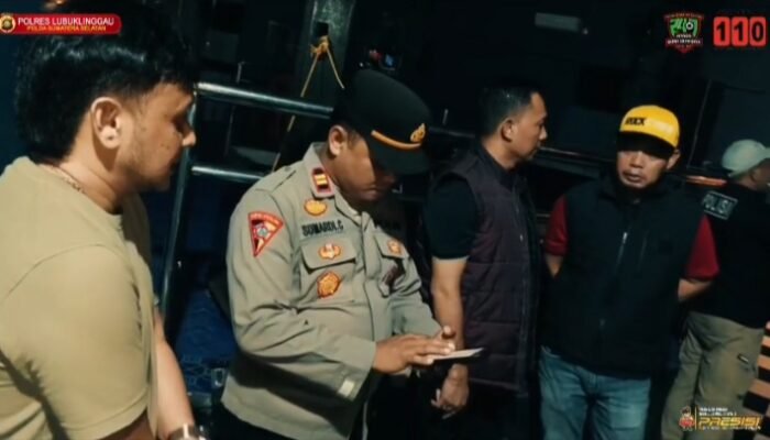 TEMPAT HIBURAN MALAM DI LUBUK LINGGAU DIAWASI, POLRES TEKANKAN IZIN USAHA DAN BERSIH DARI NARKOBA