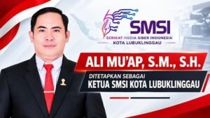Ali Muap S.H. Nahkoda Baru SMSI Kota Lubuk Linggau
