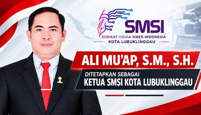 Ali Muap S.H. Nahkoda Baru SMSI Kota Lubuk Linggau