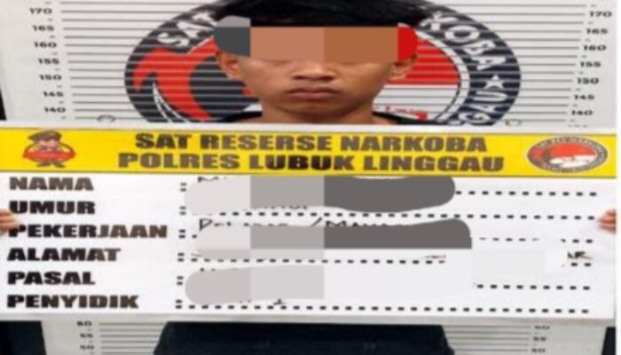 Pesan 6 Butir Ekstasi, Pemuda 18 Tahun Ditangkap Satresnarkoba Polres Lubuk Linggau, Bandar Diburu
