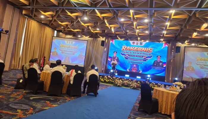 Rakernis Reskrimsus Polda Sumsel, Polres Lubuk Linggau Sabet Penghargaan Penginputan Data EMP Terbanyak