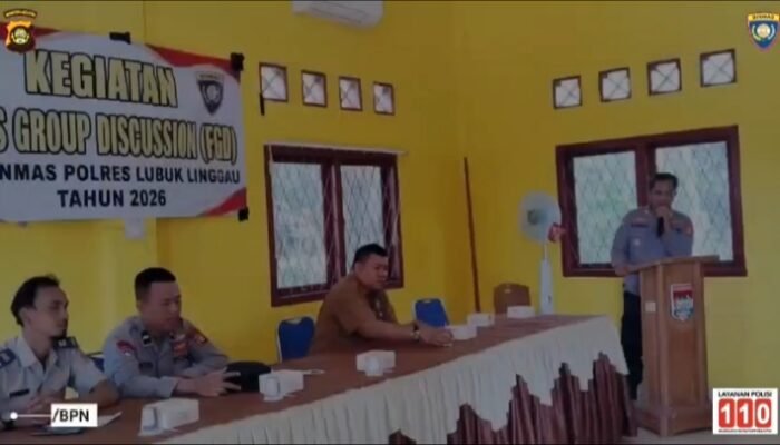 FGD Sat Binmas Polres Lubuk Linggau Perkuat Sinergi Masyarakat dan Pemerintah Jaga Kamtibmas