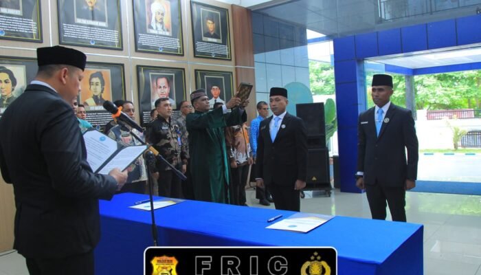Lantik Dua Kepala BNNK, Pesan Kepala BNNP Aceh Perkuat Sinergi P4GN di Banda Aceh dan Langsa