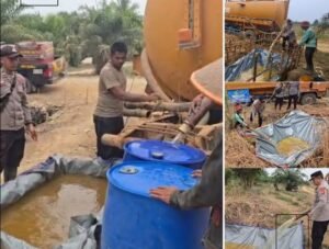 Sumber Air Mengering, Polsek BTS Ulu Datangkan 15 Ribu Liter Air untuk Antisipasi Karhutla