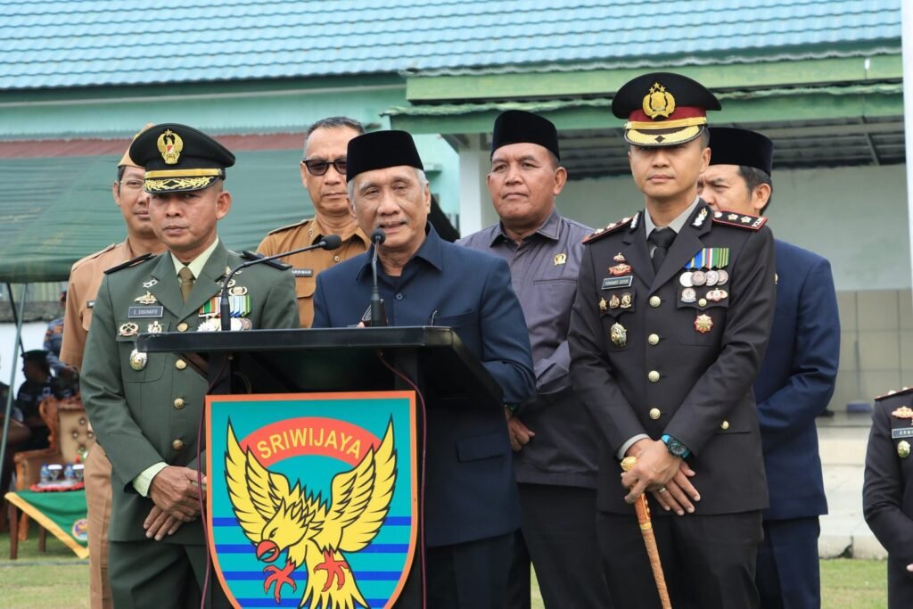 Kapolres Lubuk Linggau Hadiri HUT ke-81 TNI, Tegaskan Soliditas TNI–Polri