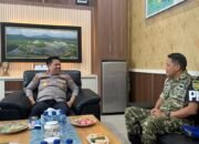 Kapolres Musi Rawas Sambut Hangat dan Penuh Kekeluargaaan Silaturahmi Komandan Subdenpom II/4-5, Perkuat Sinergi TNI-Polri