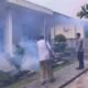 Fogging Rumah Dinas dan Asrama, Polres Lubuk Linggau Cegah Penyebaran DBD